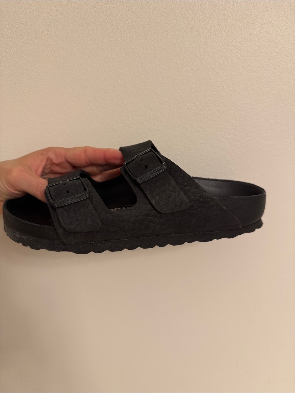Birkenstock Black Double Strap Sandals - Picture 3 of 4